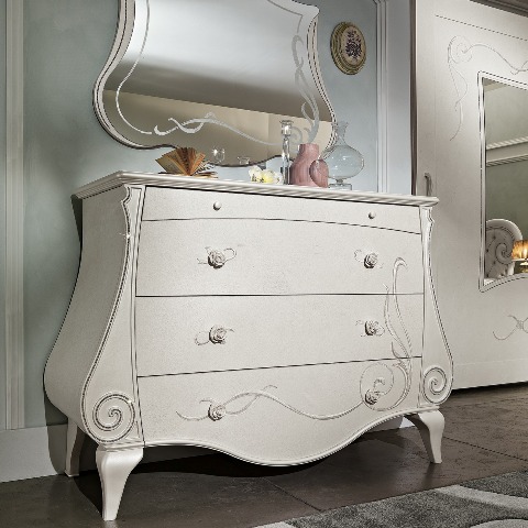 Біла італійська спальня Марлін (Marylin), SABER Біла італійська спальня Марлін (Marylin), SABER