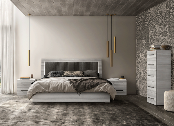 Серая итальянская спальня Мия, STATUS
