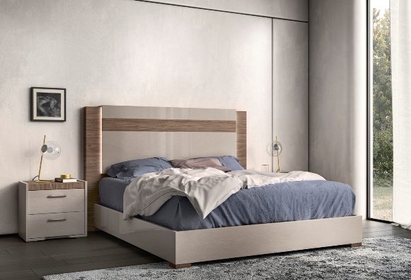 Бежевая итальянская спальня Нора, STATUS