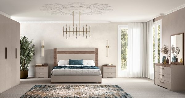 Бежева італійська спальня Нора, STATUS