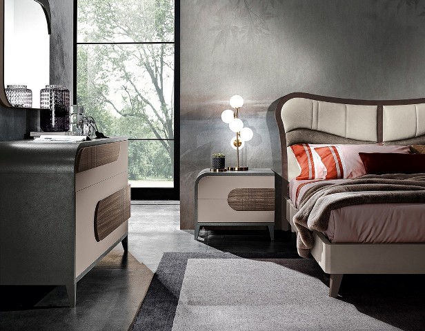 Итальянская современная спальня TRENDY GREY, SABER