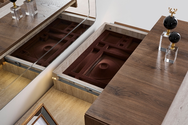 Ореховая спальня Кармен, NEW