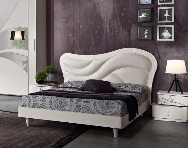 Белая итальянская спальня DALI, SABER