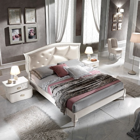 Белая итальянская спальня Грация, SABER