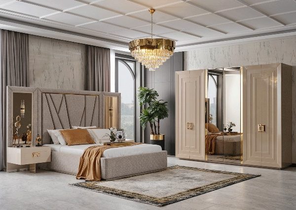 Бежевая турецкая спальня Гранд, NEW