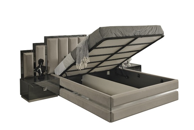 Серая зеркальная спальня Лотос, NUC Серая зеркальная спальня Лотос, NUC