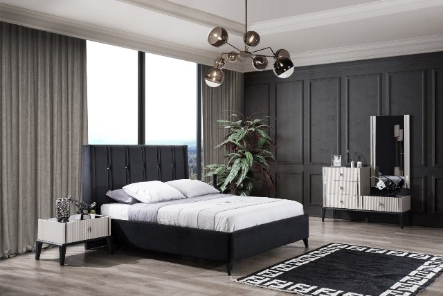 Белая спальня с декором Поло, NUC Белая спальня с декором Поло, NUC