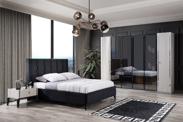 Белая спальня с декором Поло, NUC Белая спальня с декором Поло, NUC