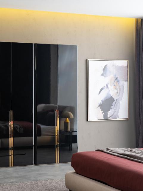 Черная спальня модерн Дарк, ORI