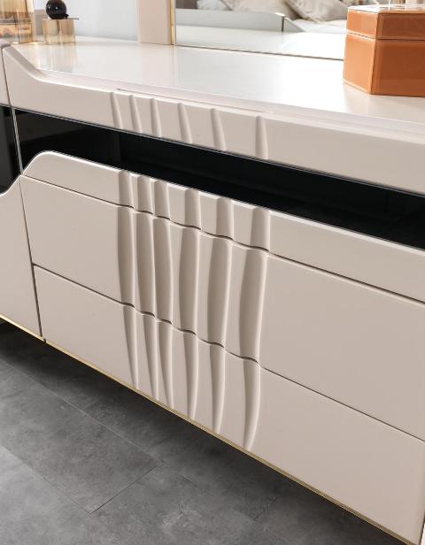 Кремовая спальня Детройт в стиле модерн, СEL Кремовая спальня Детройт в стиле модерн, СEL