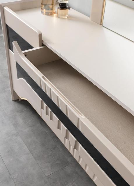 Кремовая спальня Детройт в стиле модерн, СEL Кремовая спальня Детройт в стиле модерн, СEL