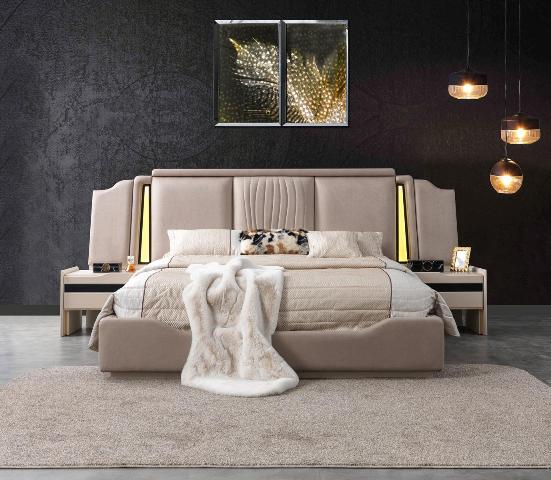 Кремовая спальня Детройт в стиле модерн, СEL