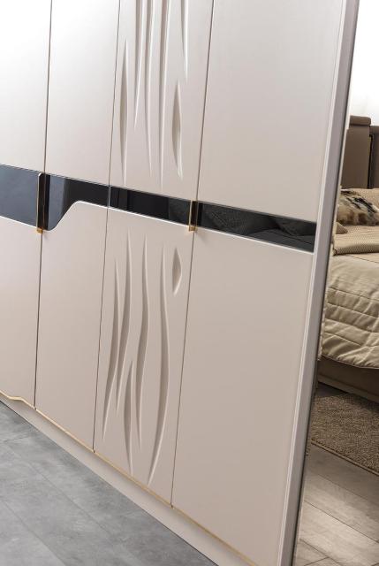 Кремовая спальня Детройт в стиле модерн, СEL Кремовая спальня Детройт в стиле модерн, СEL