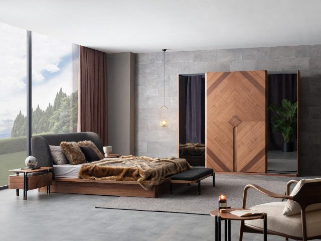 Красивый комплект современной мебели для спальни Нобель NOBLE, ORI Красивый комплект современной мебели для спальни Нобель NOBLE, ORI