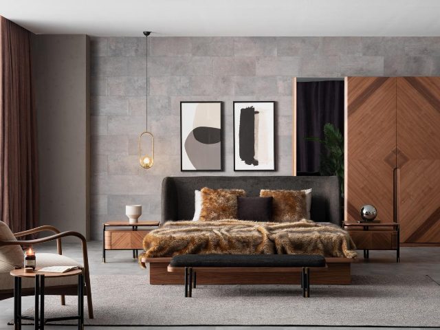 Красивый комплект современной мебели для спальни Нобель NOBLE, ORI Красивый комплект современной мебели для спальни Нобель NOBLE, ORI