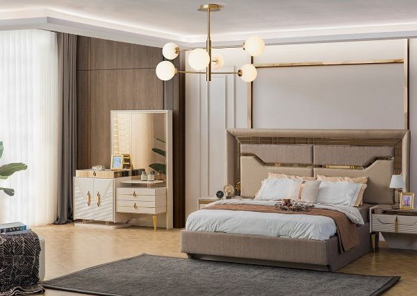 Бежевая мебель для спальни Оптимус, CAND