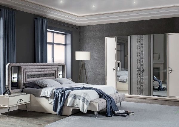 Спальня Роза с серым декором, CAND