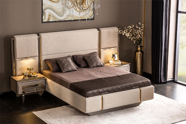 Бежевая спальня в стиле модерн Стар, CAND Бежевая спальня в стиле модерн Стар, CAND