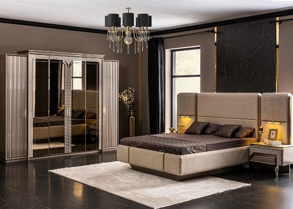 Бежевая спальня в стиле модерн Стар, CAND