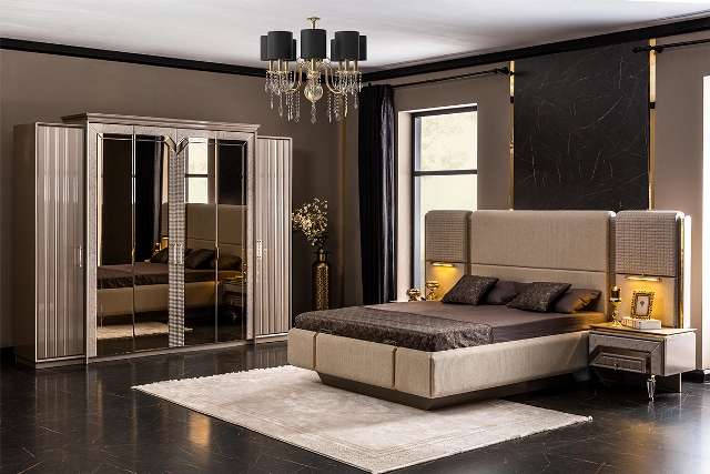Бежевая спальня в стиле модерн Стар, CAND Бежевая спальня в стиле модерн Стар, CAND