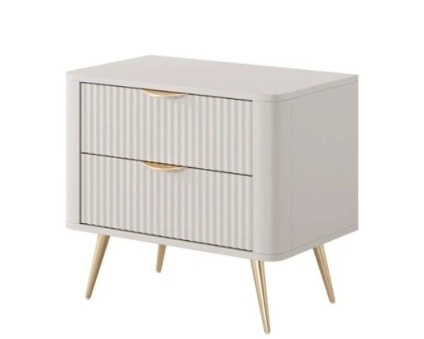 Бежевая прикроватная тумбочка Ланте, Перфект