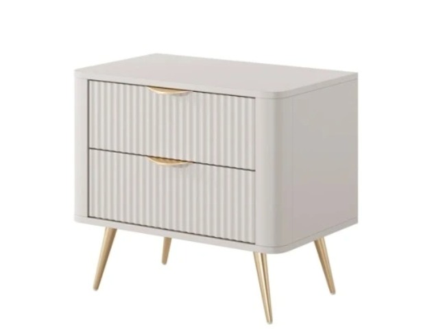 Бежевая прикроватная тумбочка Ланте, Перфект