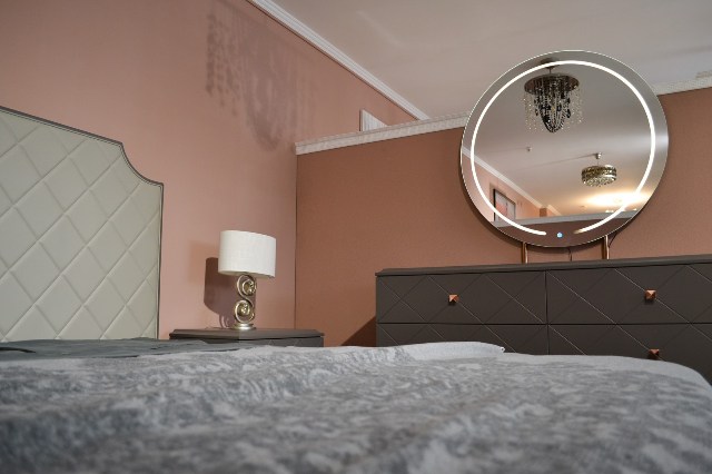 Серая спальня в стиле модерн Толедо Серая спальня в стиле модерн Толедо