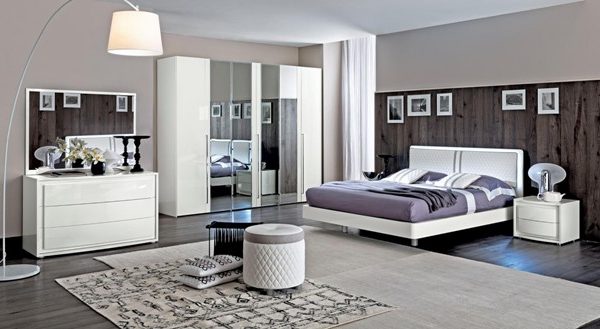 Белая итальянская спальня Дама Бьянка