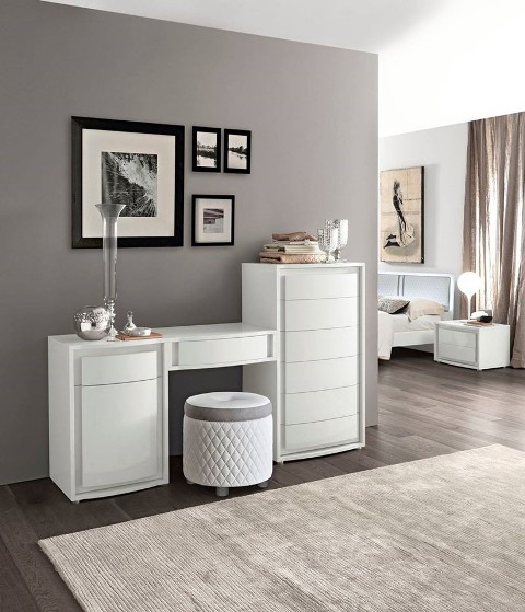 Белая итальянская спальня Дама Бьянка Белая итальянская спальня Дама Бьянка