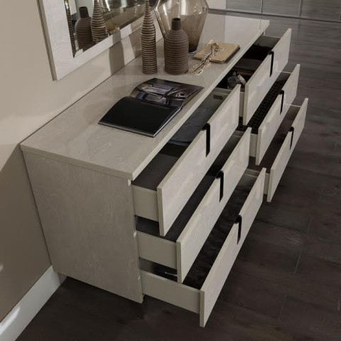 Бежевая итальянская спальня AMBRA, Кемелгруп