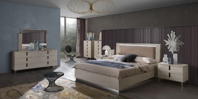 Бежевая итальянская спальня AMBRA, Кемелгруп Бежевая итальянская спальня AMBRA, Кемелгруп