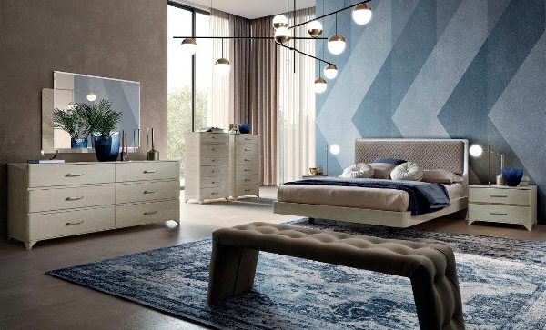 Светлая модерновая спальня MAIA SABBIA, Италия