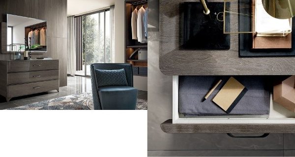 Ореховая спальня Майя MAIA, дымка