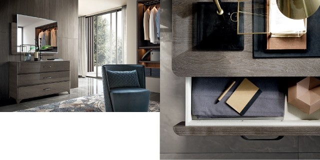 Ореховая спальня Майя MAIA, дымка