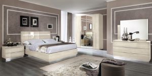 Светлая спальня в стиле модерн Платинум, PLATINUM SABBIA