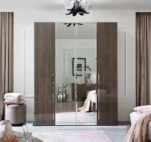 Ореховая итальянская мебель в спальню Платинум, PLATINUM Ореховая итальянская мебель в спальню Платинум, PLATINUM