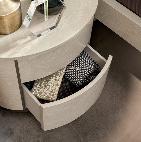 Итальянская светлая спальня ROUND SABBIA Итальянская светлая спальня ROUND SABBIA