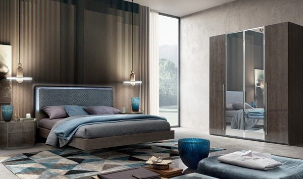 Ореховая итальянская спальня ROUND