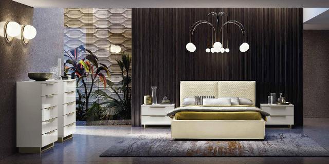 Белая итальянская спальня SMART WHITE, Кемелгруп