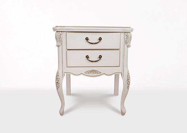 Белая румынская мебель для спальни Изабелла