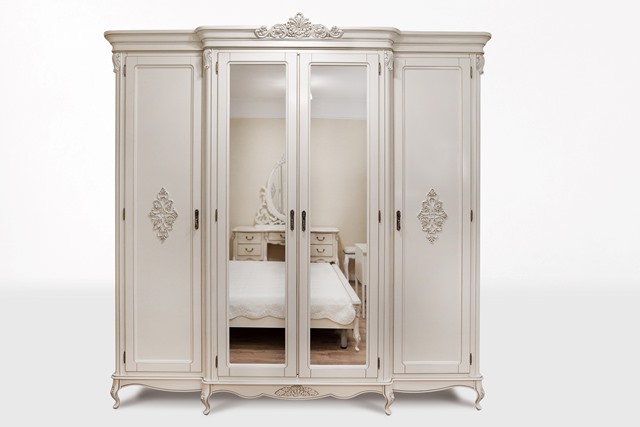 Белая румынская мебель для спальни Изабелла Белая румынская мебель для спальни Изабелла
