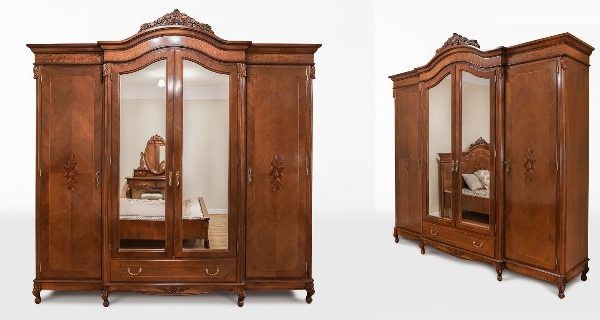 Ореховая румынская спальня Сиена