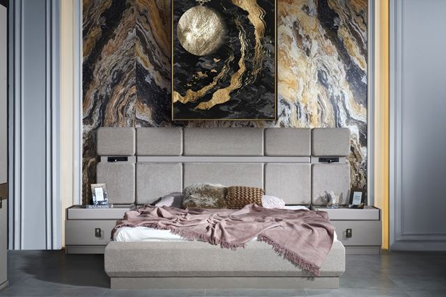 Серая современная спальня Лара Галакси Серая современная спальня Лара Галакси