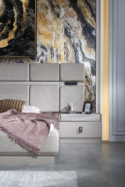 Серая современная спальня Лара Галакси Серая современная спальня Лара Галакси