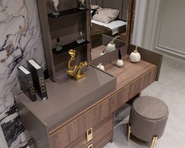 Коричневая спальня Лотос в стиле модерн Галакси