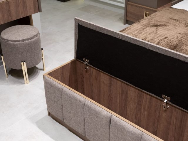 Коричневая спальня Лотос в стиле модерн Галакси