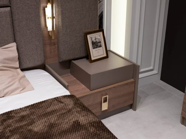 Коричневая спальня Лотос в стиле модерн Галакси Коричневая спальня Лотос в стиле модерн Галакси