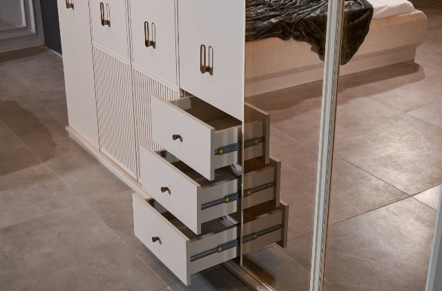 Кремовая современная мебель для спальни Осло, Галакси Кремовая современная мебель для спальни Осло, Галакси