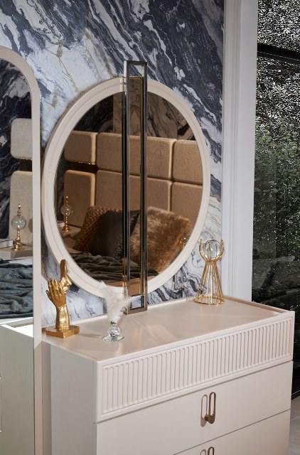 Кремовая современная мебель для спальни Осло, Галакси Кремовая современная мебель для спальни Осло, Галакси