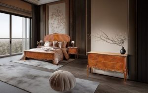 Коричневая деревянная спальня Анет, Румыния